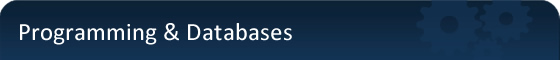 Programming & Databases Programming & Databases
